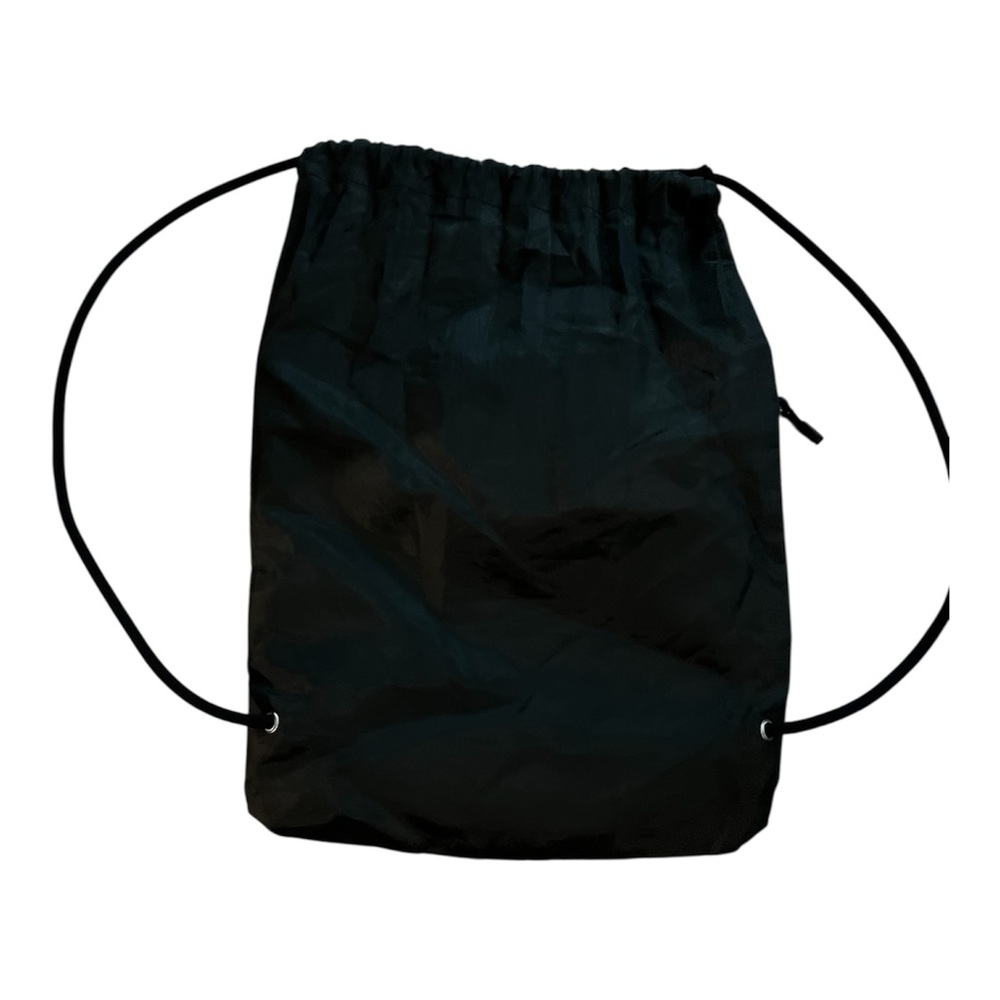 NFL Chicago Bears Dark Navy Blue/Orange Front Zipper Cinched Backsack Unisex - Picture 4 of 10